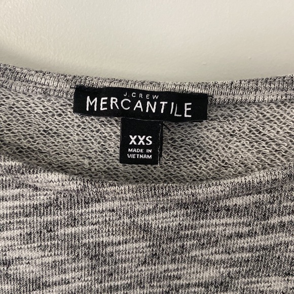 J.Crew Mercantile gray sweater top with belt - Picture 2 of 3